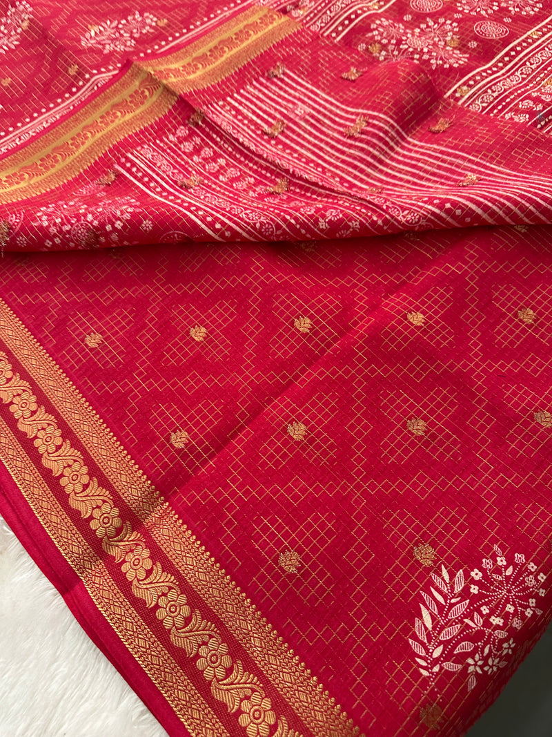 Tussar Chiffon-J6