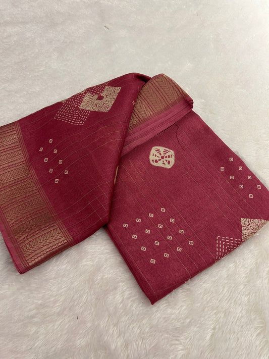 Tussar Chiffon