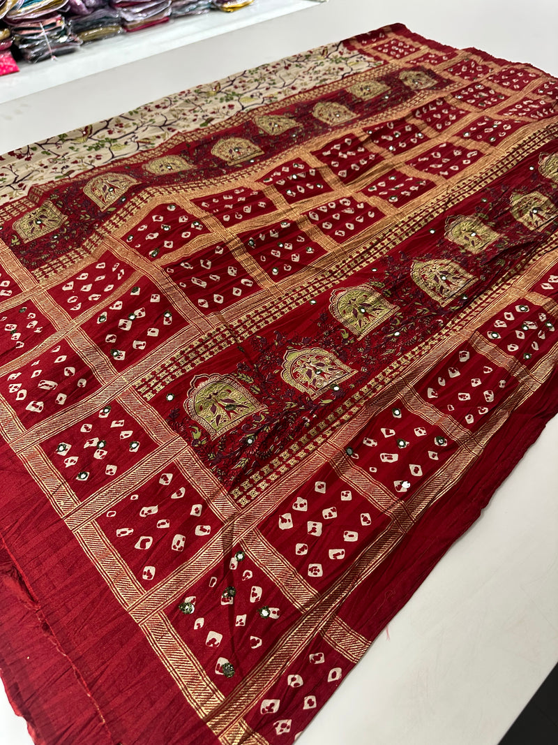Crush Bandhini Crape Fancy -J22