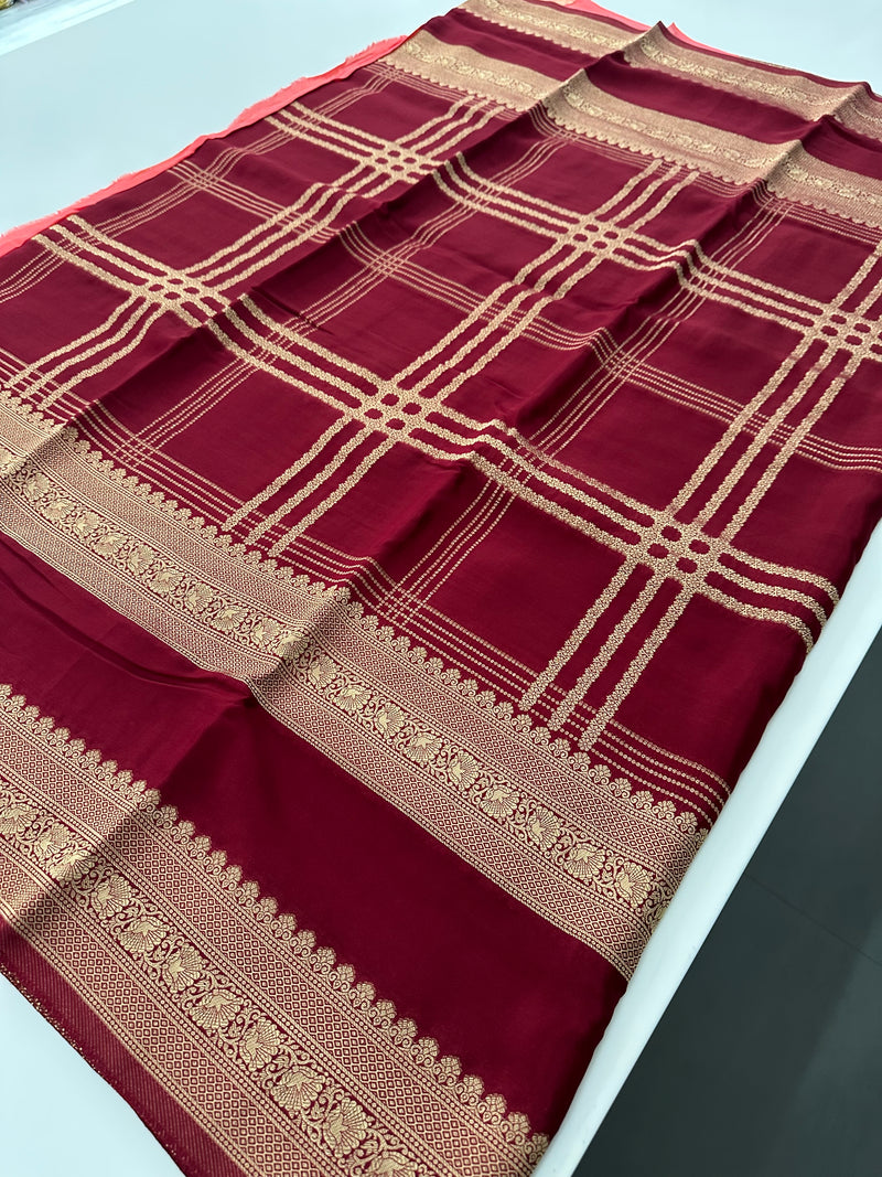 Premium Semi Mysore silk🌹-AU9