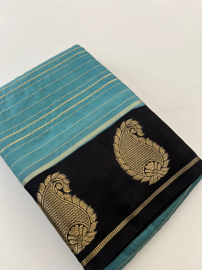 Semi Mysore silk new design