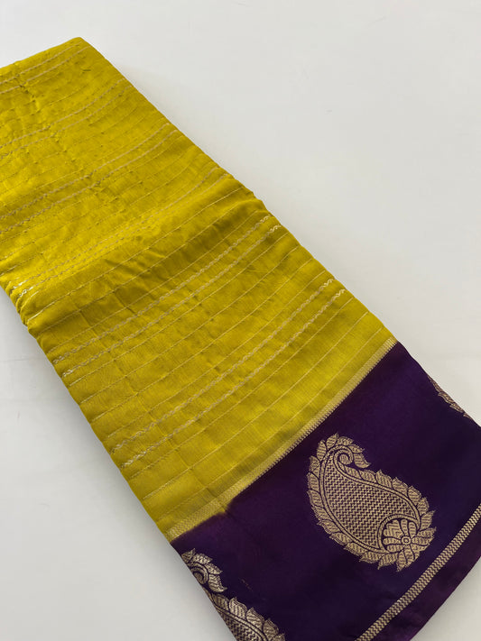 Semi Mysore silk new design