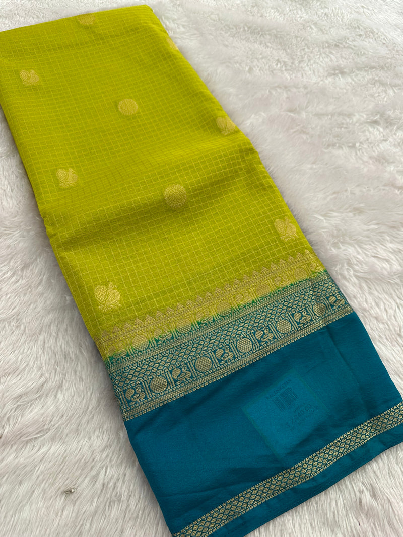 Premium Checks Crape-M13