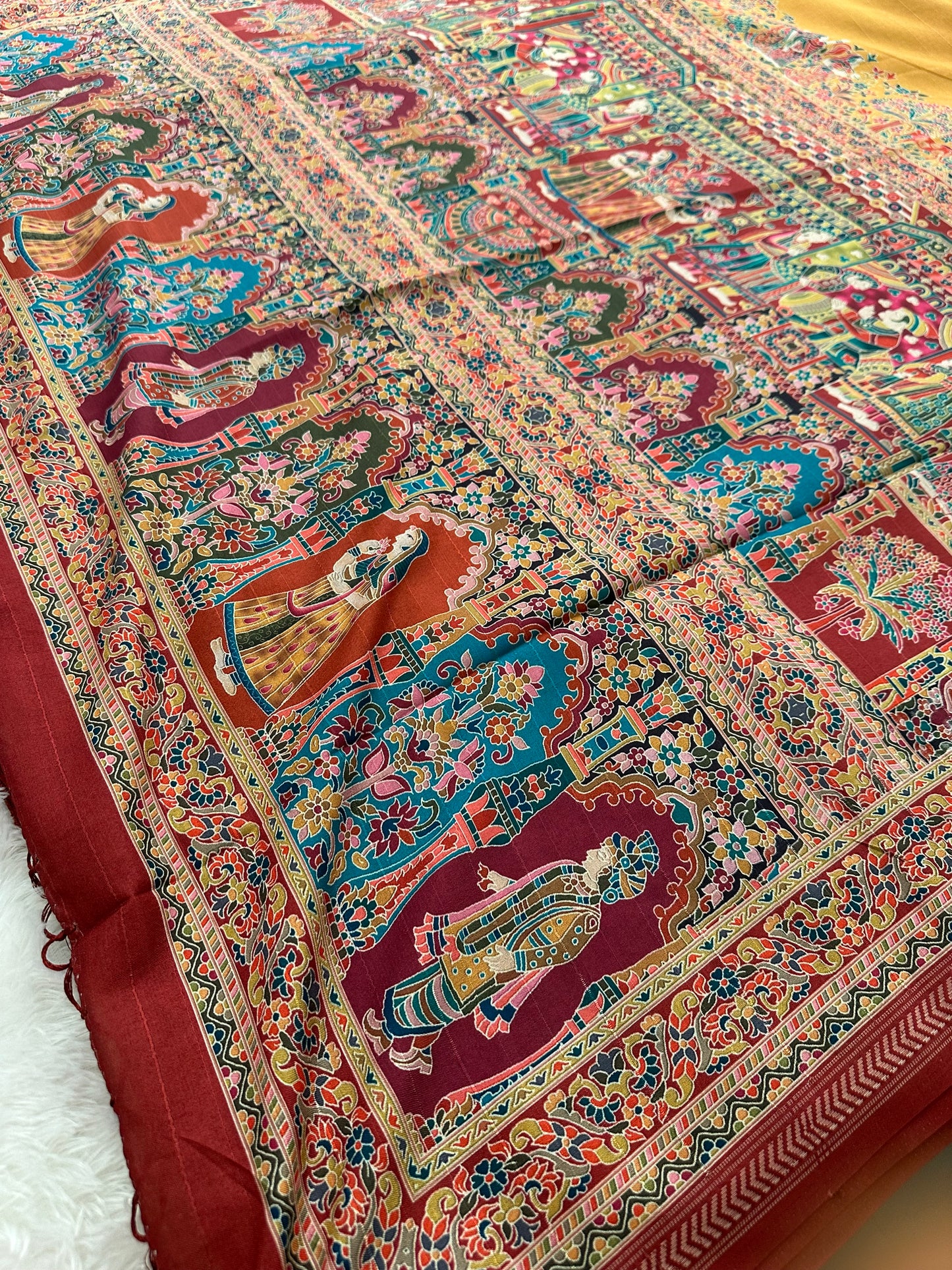 Kalamkari Tussar Fancy-M10