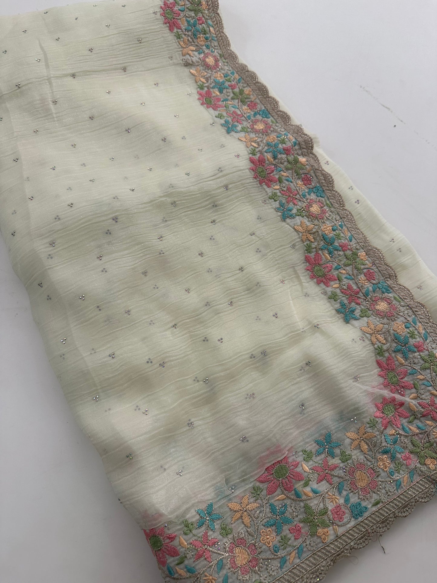 Organza Work Saree-M30