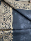 Kalamkari Printed Crape-JU14