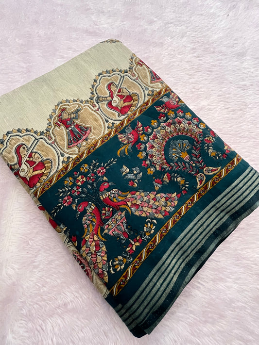 Crape chiffon printed