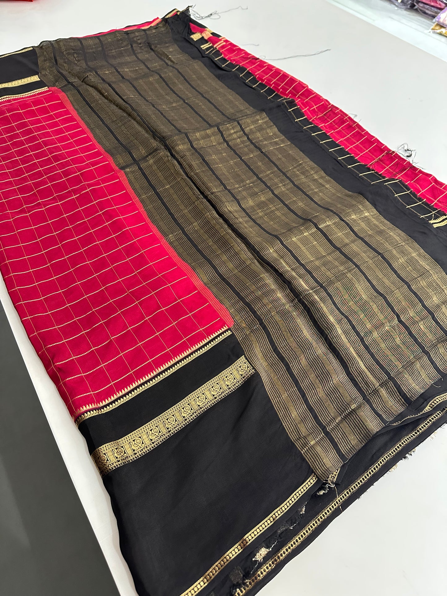 Banarasi Crape Viscose saree-M25
