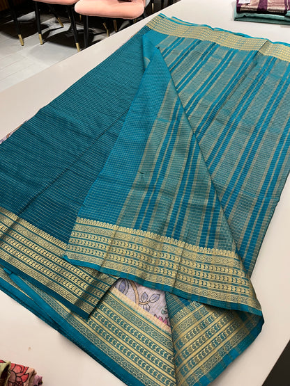 259 FLORAL SEMI  MYSORE SILK