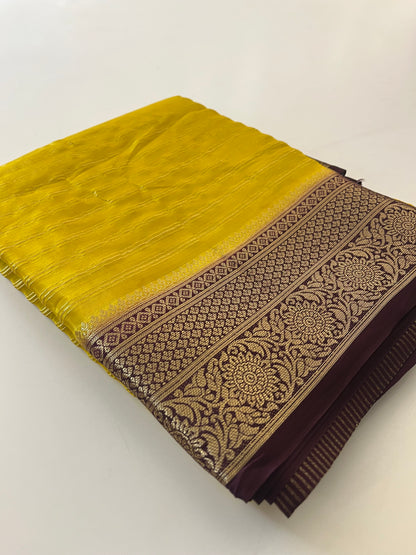 Designer Crape silk saree