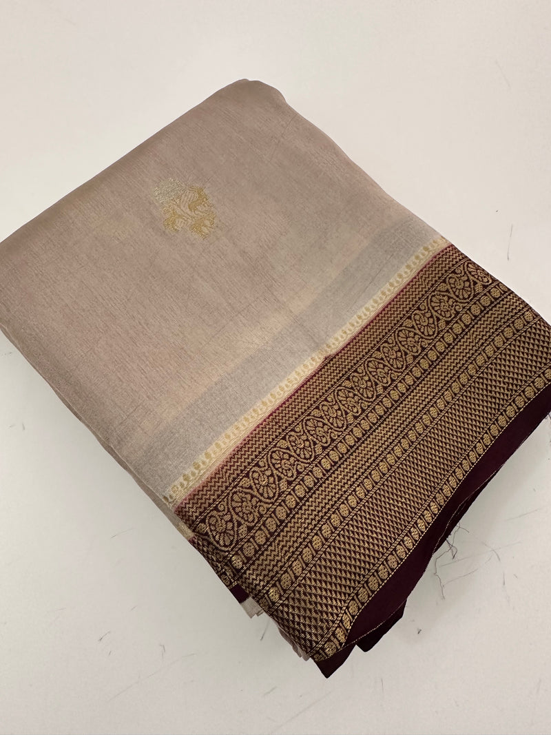 Premium Tussar Fancy Saree -AU6