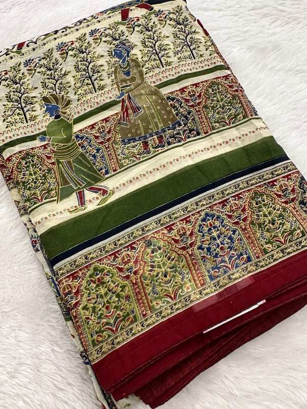 Brosso Chiffon Saree-J20