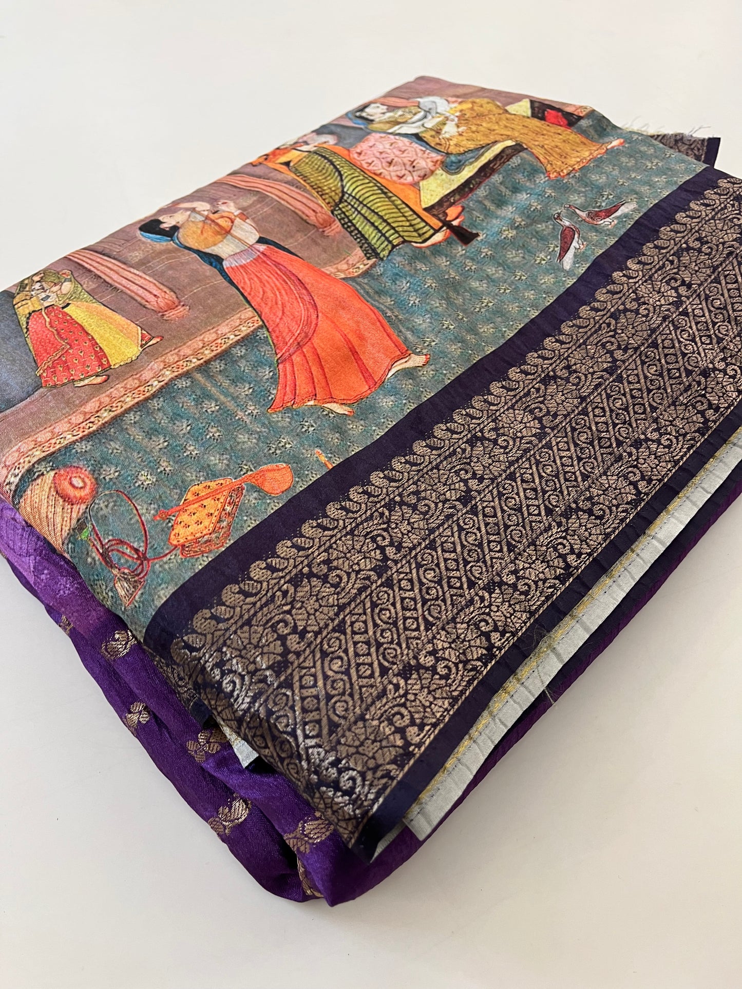 Crush Tussar  Designer