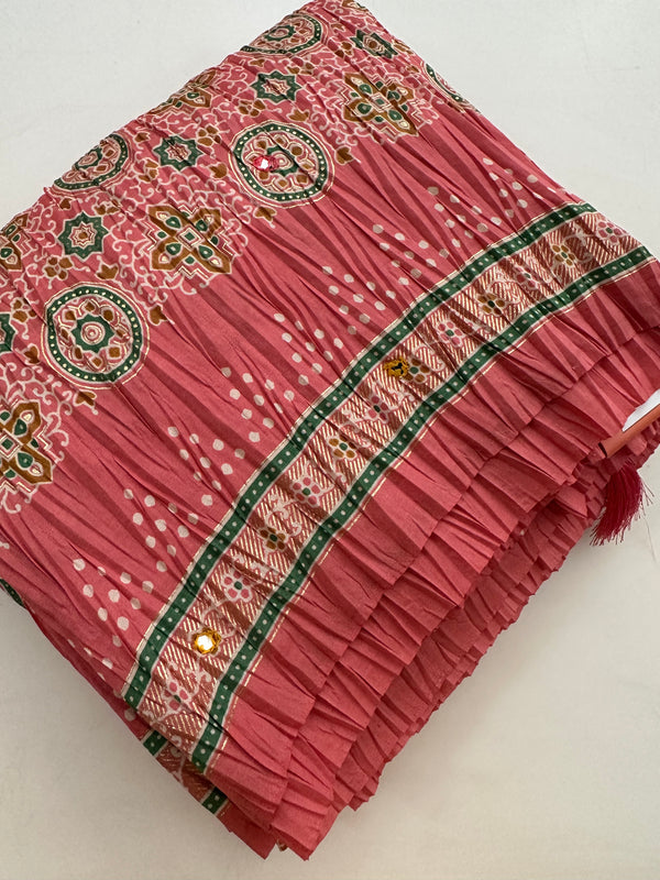 Crush Patola Fancy Saree-J25