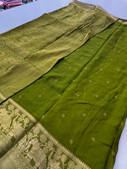 Premium Laser Chiffon Saree-M15