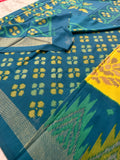 Ikkat Print Crape Chiffon-M26