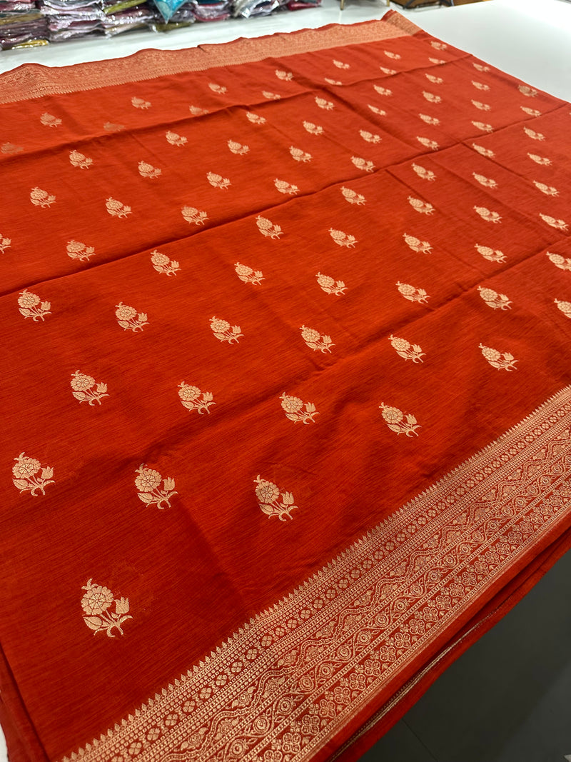 Venkatagiri Soft Cotton Saree- JU28