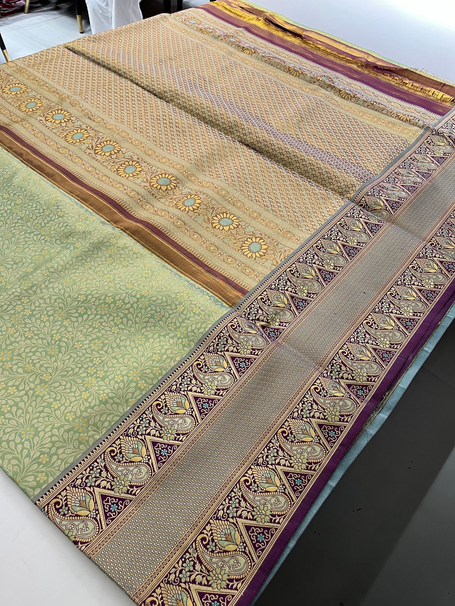 Designer Kanchi silk saree
