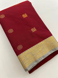 New collection in Kanchi Semi Silk sarees for Varmahalaxmi with contrast matching blouse piece-JU30