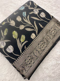 Tulips Linen Premium Saree-M13