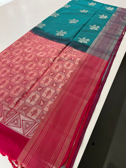 Semi Kanchi  Silk Saree