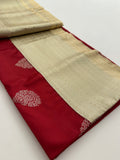 New Semi Soft silk Sarees From Kanchi in beatiful Borders -JU20