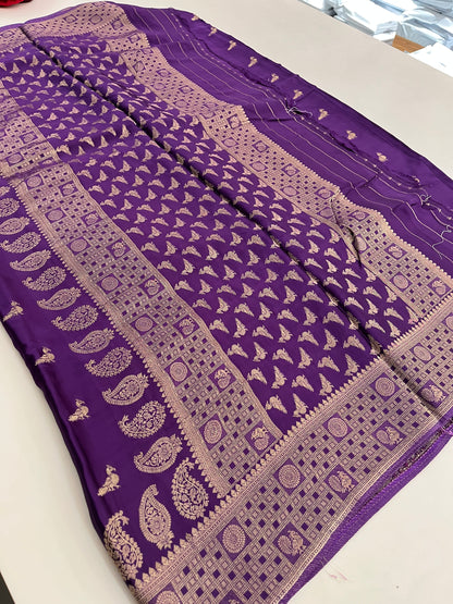 Pure Banarsi Satin Silk