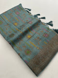 Premium Jute Tussar Fancy Saree-J9