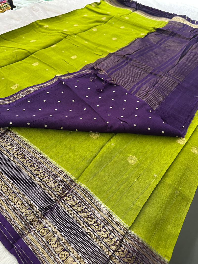 Fancy Tussar Silk Saree-JU13