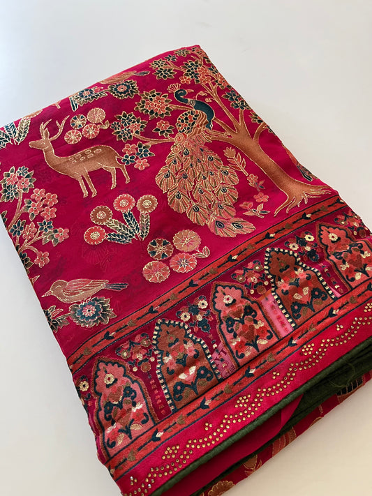 New Designer Fancy Saree 127-1129