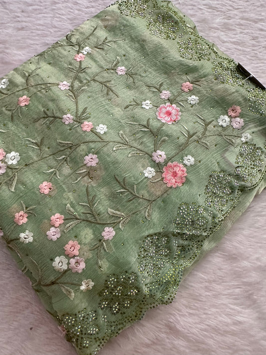 Embroidery Fancy Organza-M10