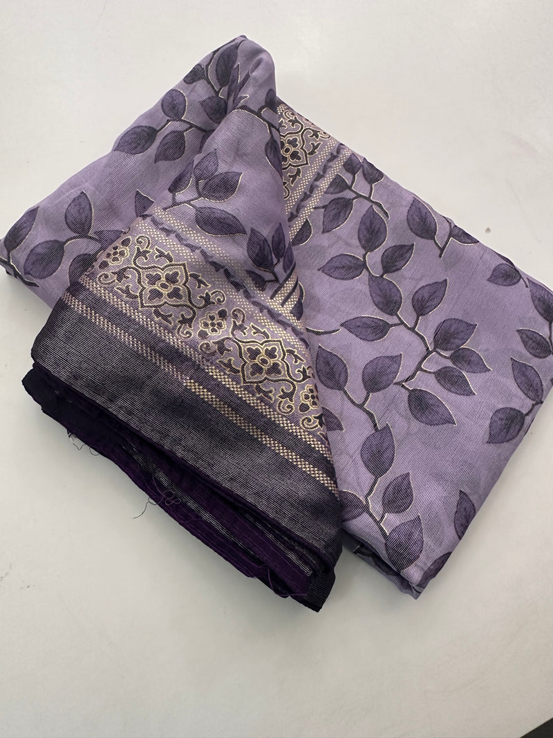 Brosso Fancy Leaf Printed-J18
