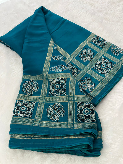 Bandhini Crape Chiffon