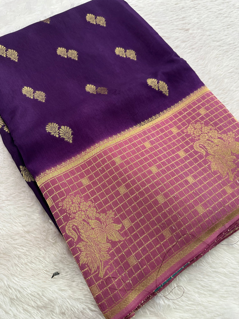 Banarsi Viscose Fancy Saree-JU11