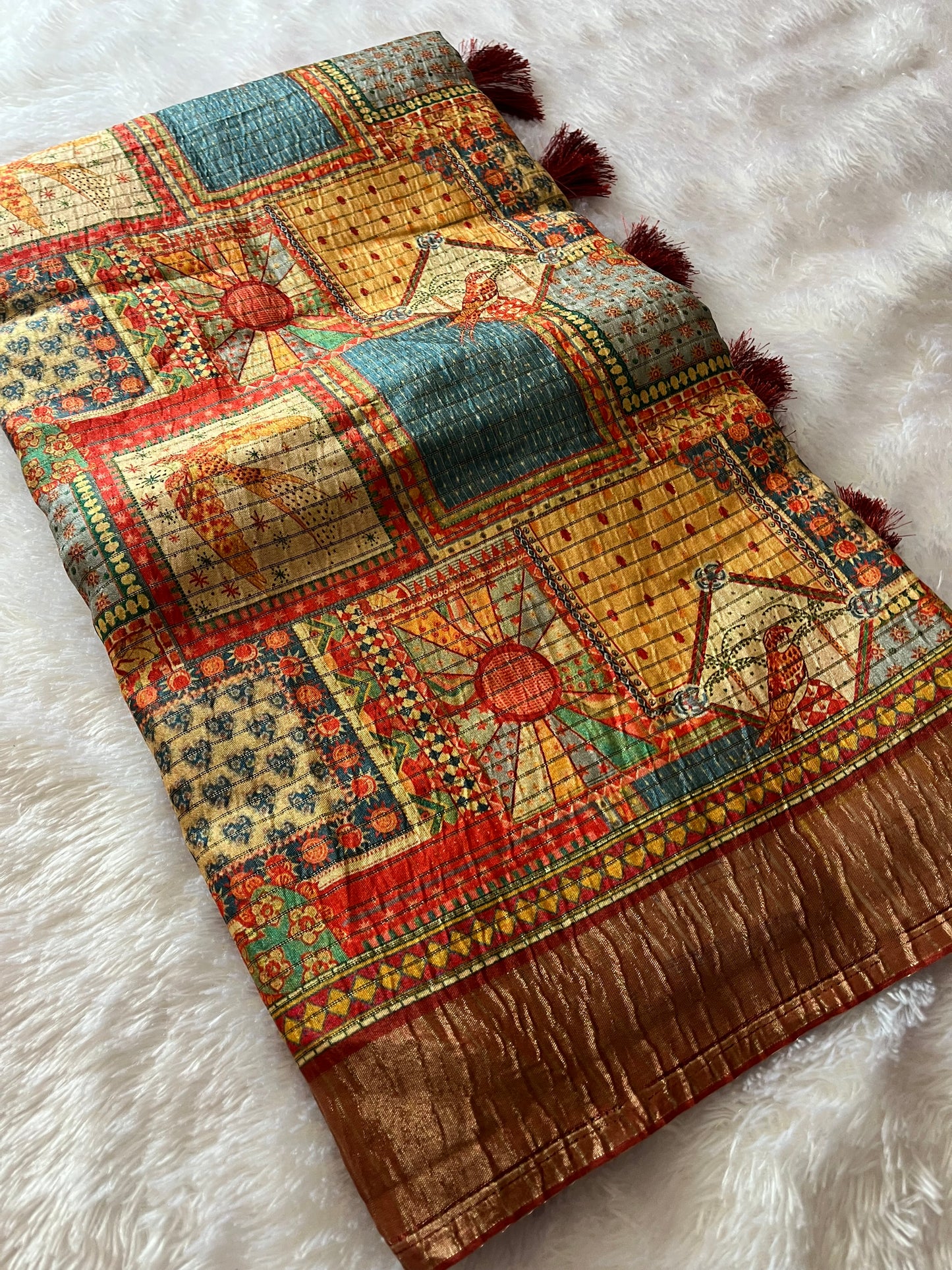 Tussar fancy