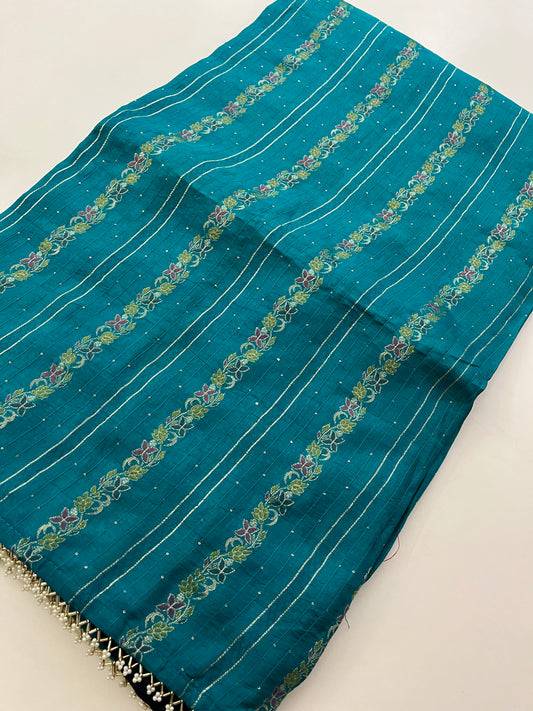 Designer Cut Dana Embroidery Stripes