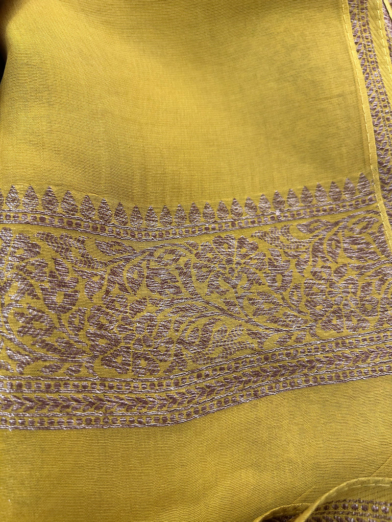 Tussar Silk Fancy Sarees,, comes in checks and elephant buttas all over 🌹-JU30