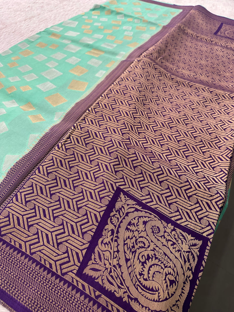Banarsi Viscose Fancy Saree-JU12