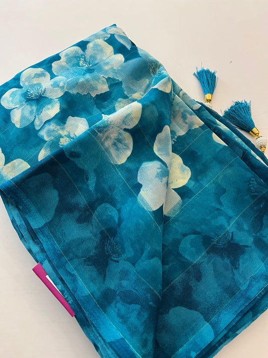 Floral chiffon