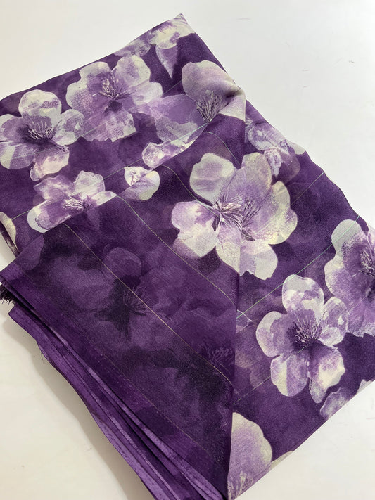 Printed chiffon