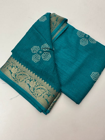 Tussar Chiffons Lines-J13
