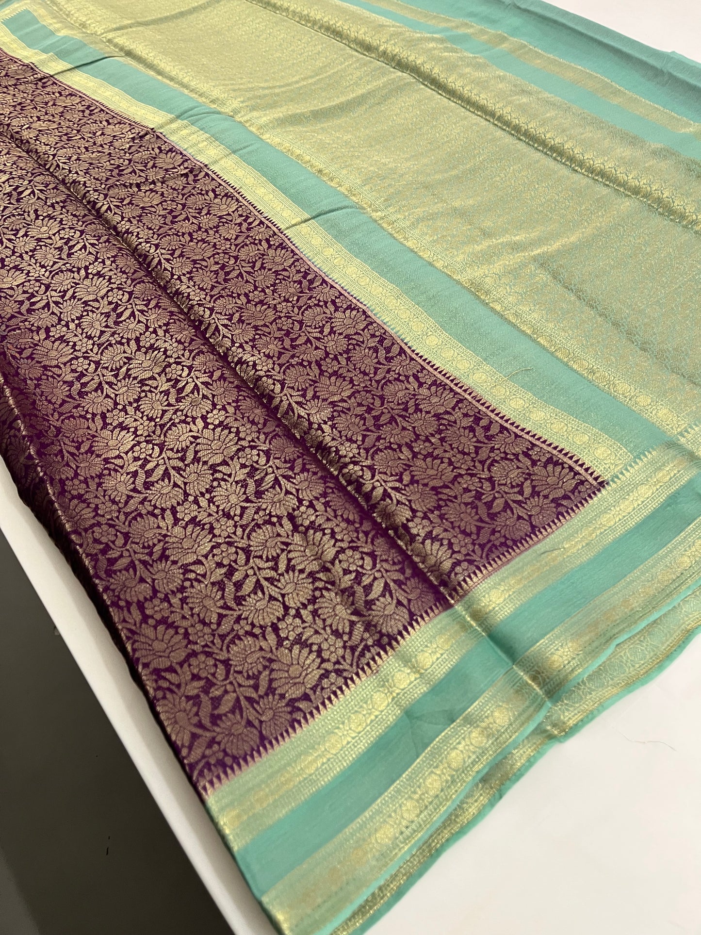 Brocade Banarasi soft silk