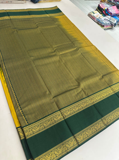 Semi Kanchi/Vegan Silk Saree-11