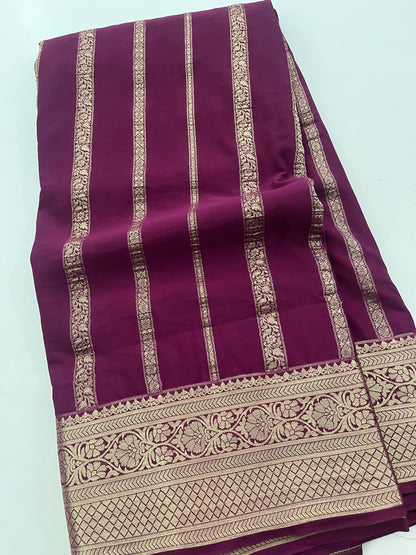 1911 Semi Mysore Crape Silk