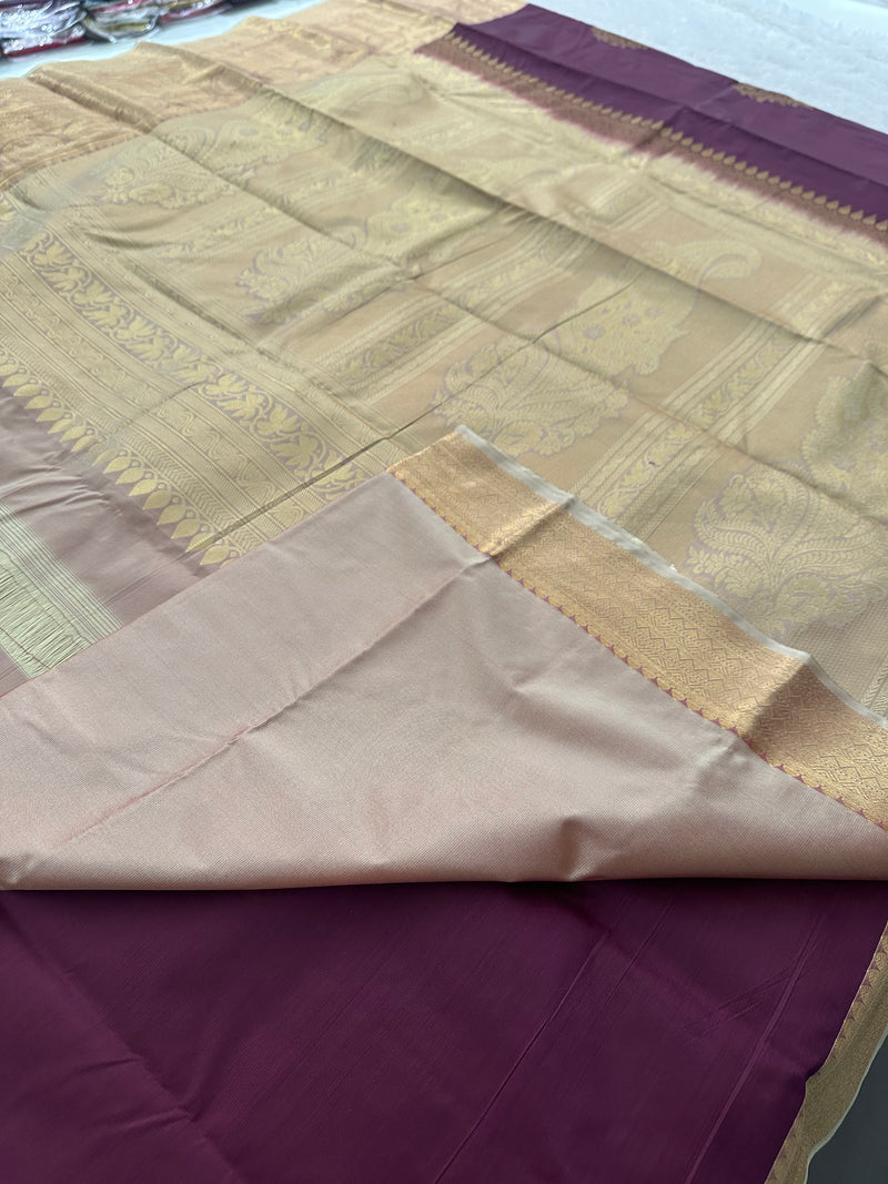 Semi Kanchi Silk Saree-(Ju2)