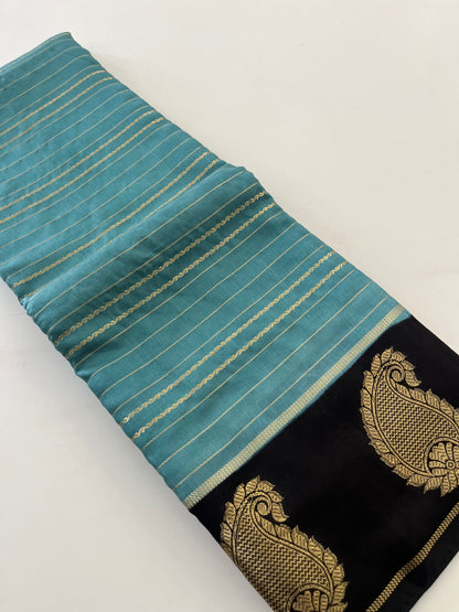 Semi Mysore silk new design