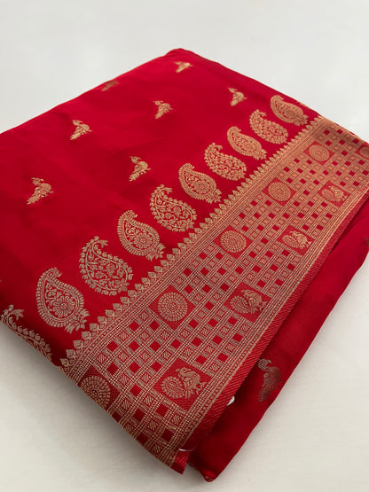 Pure Banarsi Satin Silk