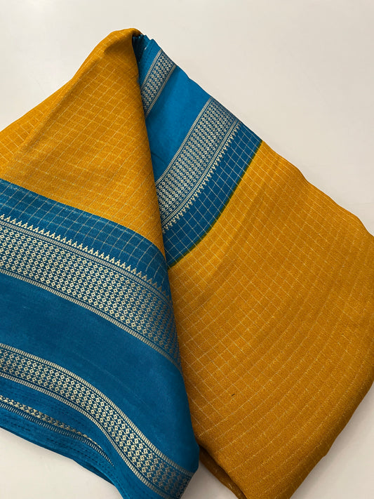 Crepe Chiffon Check