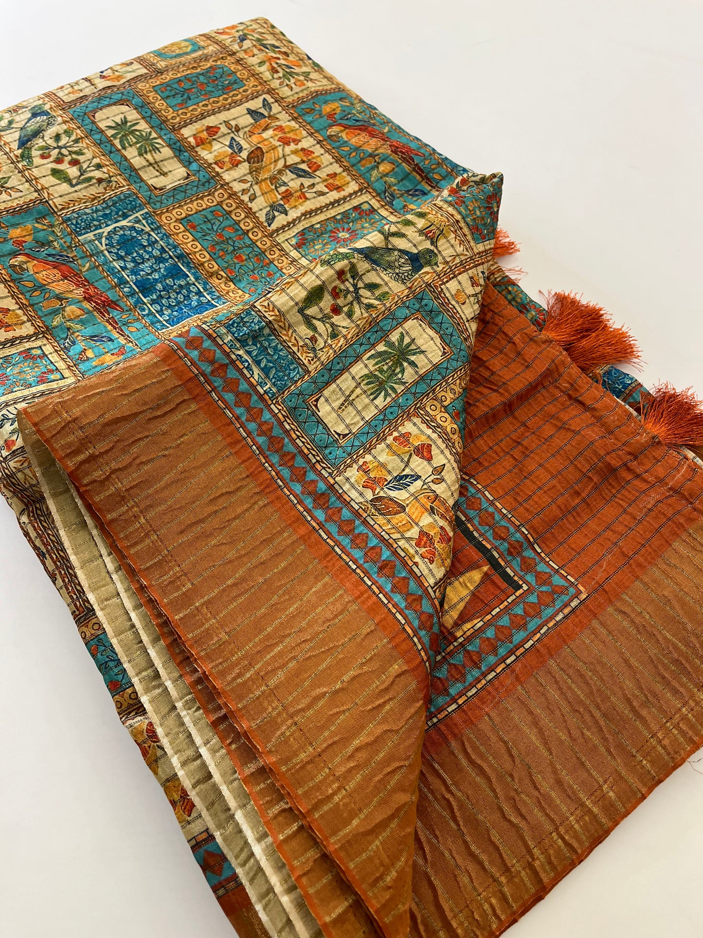 Crush Tussar Printed