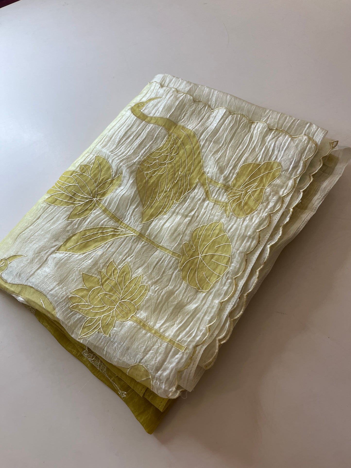 Designer Butter Silk Hit Design